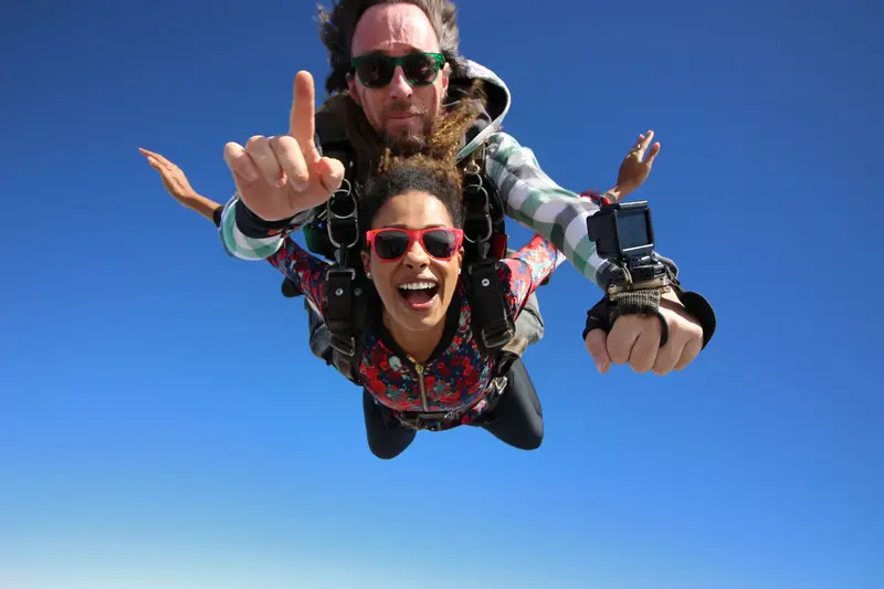 Ultimate skydiving experience free-falling high from the sky. Get your heart-pumping and your body soaring as you take in breath-taking views. A Perfect bucket-list adrenaline activity for thrill seekers!
